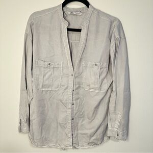 Zara Buttondown Blouse